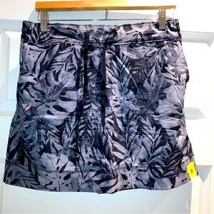 NEW Speedo Women's Woven Swim Skort Skirt Active Wear Size SMALL Tropical Floral
